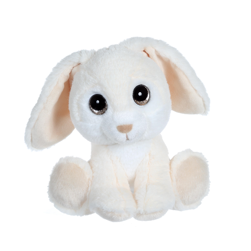  puppy eyes soft toy white rabbit 22 cm 